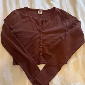 Sunday Best Cropped Button down Cardigan, S